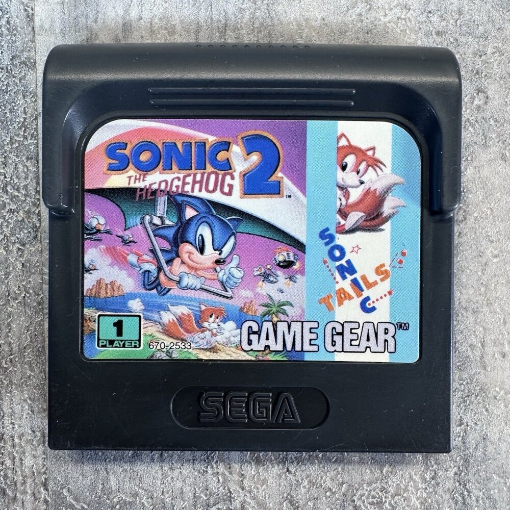 Sega Game Gear - Sonic The Hedgehog 2 - Cart Only